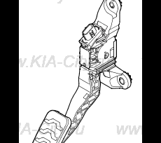 Педаль акселератора Kia Picanto III