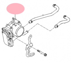 Дроссельная заслонка Kia Soul