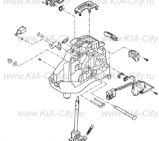 Рычаг переключения передач акпп в сборе Kia Sorento III Prime