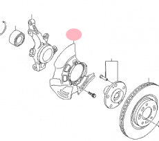 Крышка переднего тормоза против пыли правая Kia Optima III