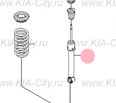 Амортизатор задний Kia Sorento III Prime