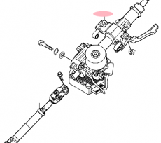Колонка рулевого механизма Kia Cerato