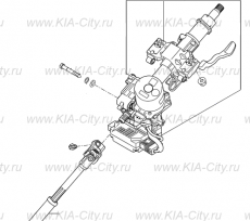 Колонка рулевого механизма Kia Sorento III Prime