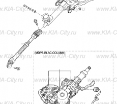 Колонка рулевого механизма Kia Optima IV