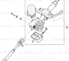 Колонка рулевого механизма Kia Picanto III