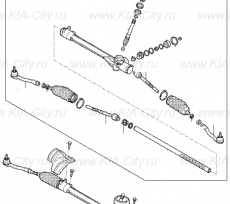 Механизм рулевой Kia Picanto III