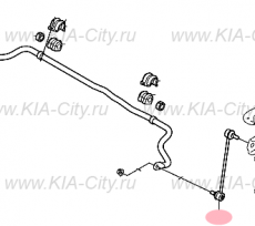 Стойка стабилизатора переднего Kia Rio III