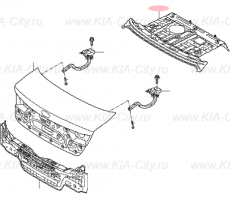 Внутренняя панель крышки багажника Kia Optima IV