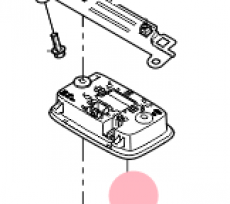 Лампа салона в сборе Kia Picanto II