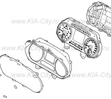 Счетчик комбинированный Kia Sorento III Prime
