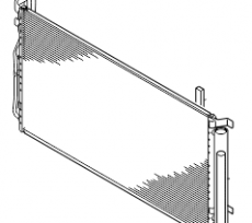 Радиатор кондиционера Kia Optima III