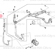 Шланг компрессора кондиционера Kia Sorento III Prime