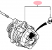 Генератор в сборе Kia Quoris