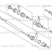 Вал приводной передний правый Kia Optima IV