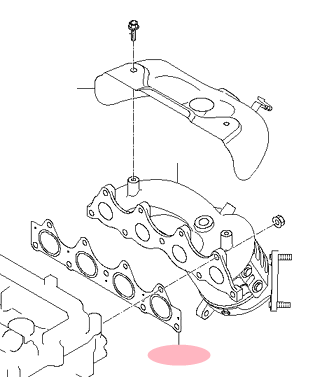 Как снять коллектор рио 3 Прокладка выпускного коллектора купить для Kia Rio III - 285212B010