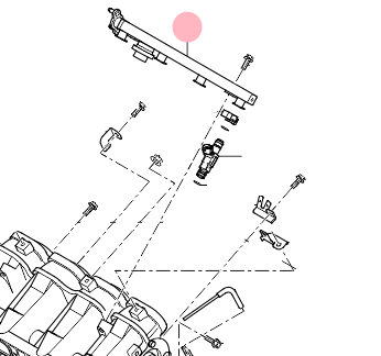 Схема топливной рампы