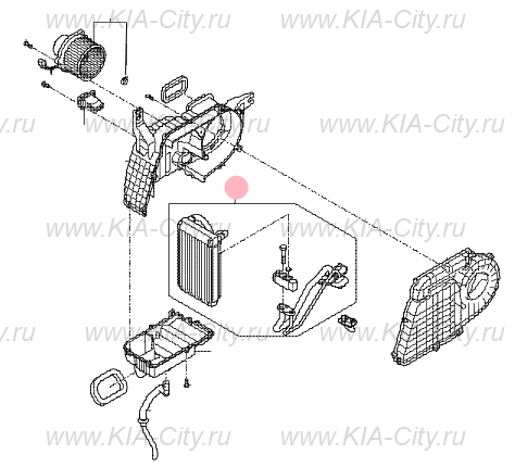 Киа Соренто Замена Радиатора Печки