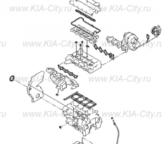 Набор прокладок для двигателя Kia Sorento III Prime