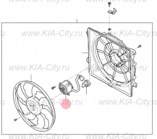 Мотор вентилятора охлаждения Kia Sorento III Prime