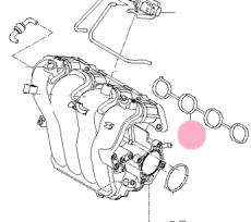 Прокладка впускного коллектора Kia Soul