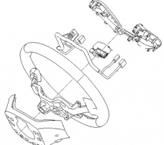 Рулевое колесо в сборе Kia Cerato