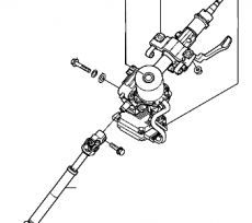Колонка рулевого механизма Kia Sorento II