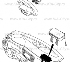 Подушка безопасности водителя Kia Sportage IV