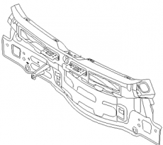 Панель задняя Kia Picanto II