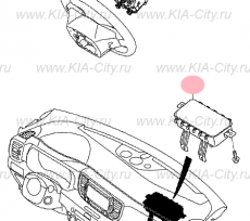 Подушка безопасности пассажира Kia Sportage IV