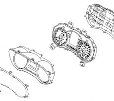 Счетчик комбинированый Kia Cerato