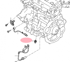 Датчик давления масла двигателя Kia Rio III